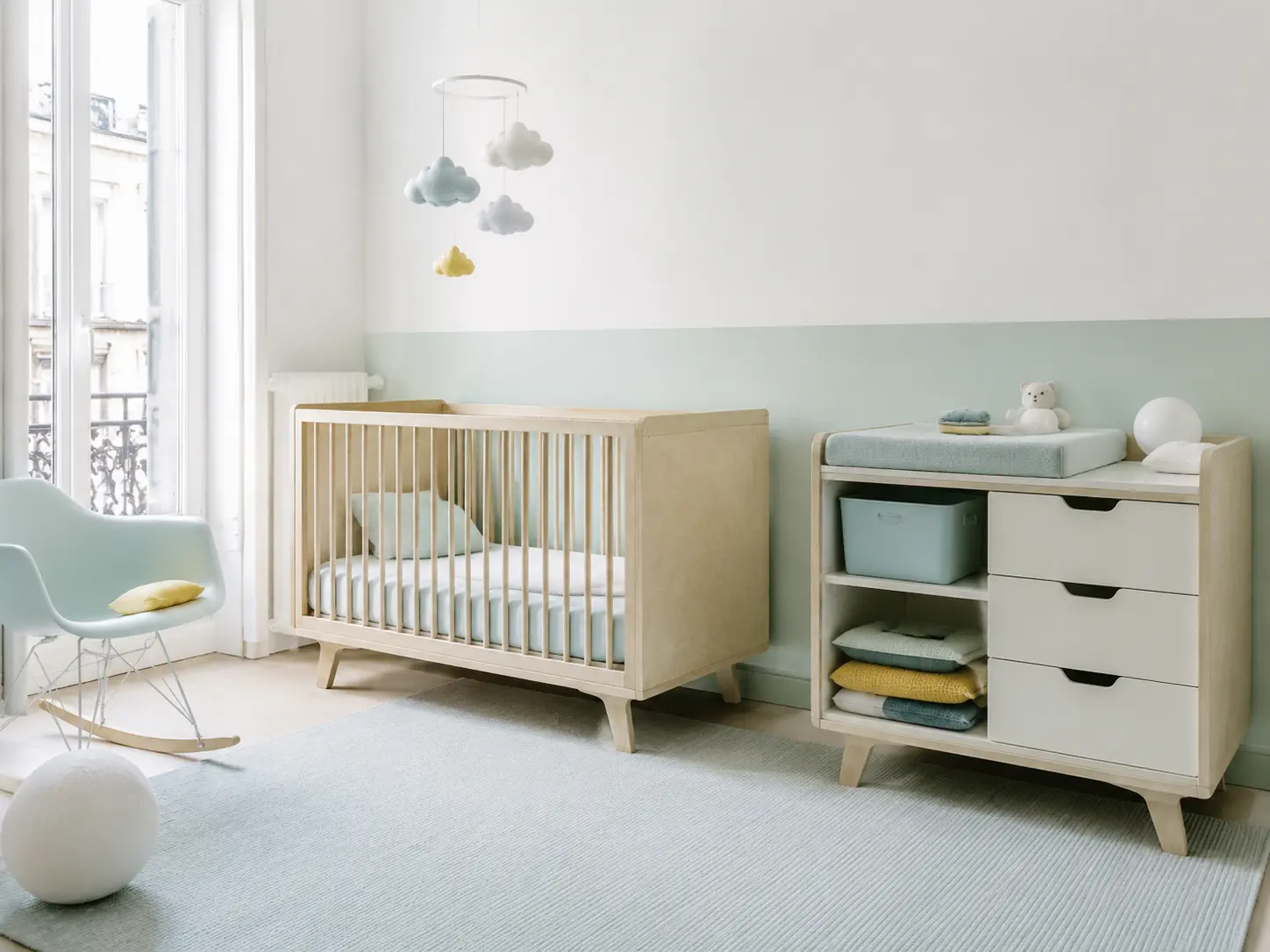 Chambre douce et apaisante