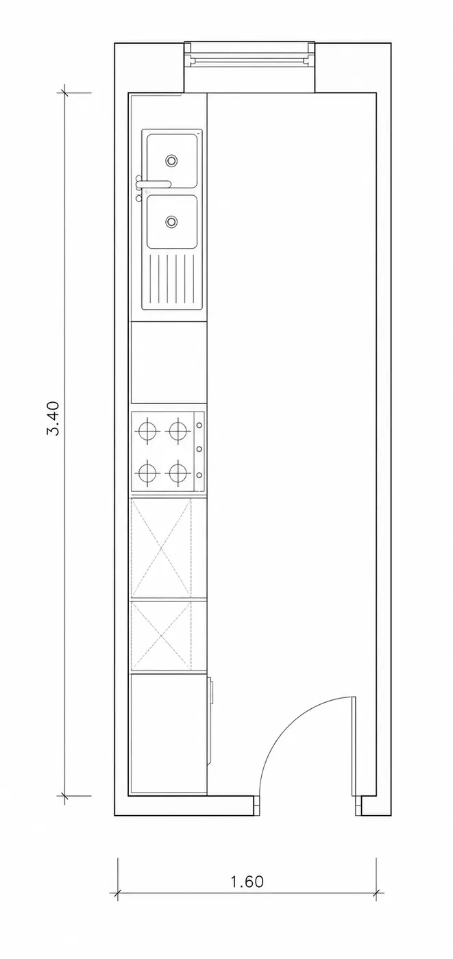 Plan 2D — Trop étroite