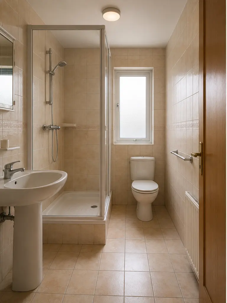 5,2 m² — Douche accessible avant aménagement