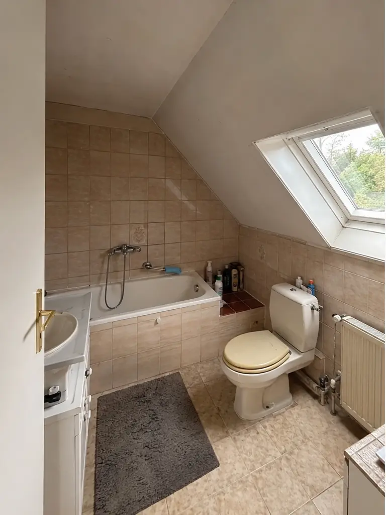 4,8 m² — Salle de bain sous combles avant aménagement