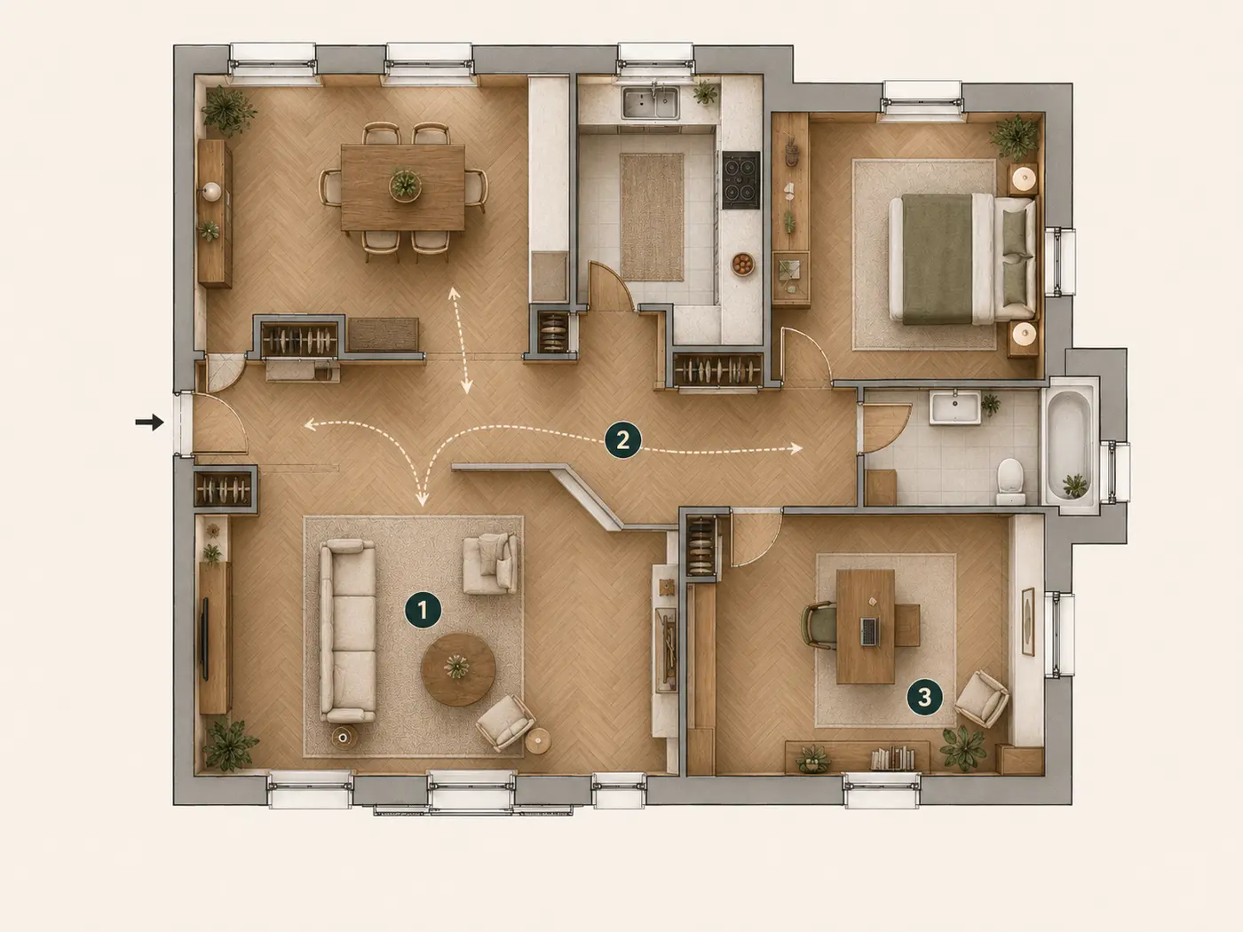Plan d’aménagement du projet