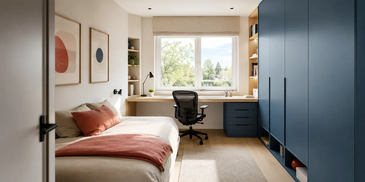 Projet 3D pour aménager une chambre de lycéen