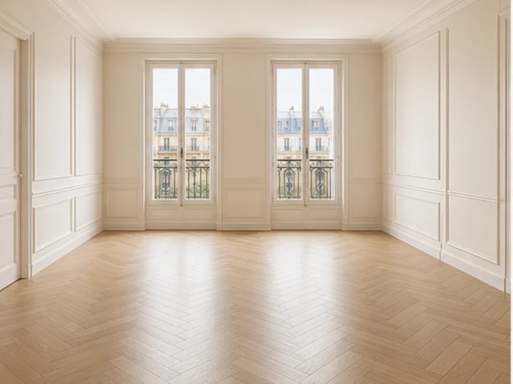 Pièce vide avant le projet de visualisation 3D