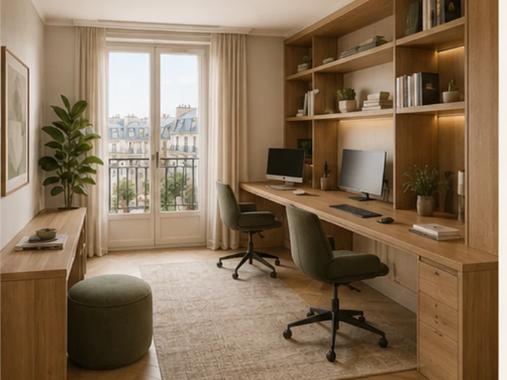 Visualisation 3D d’un bureau