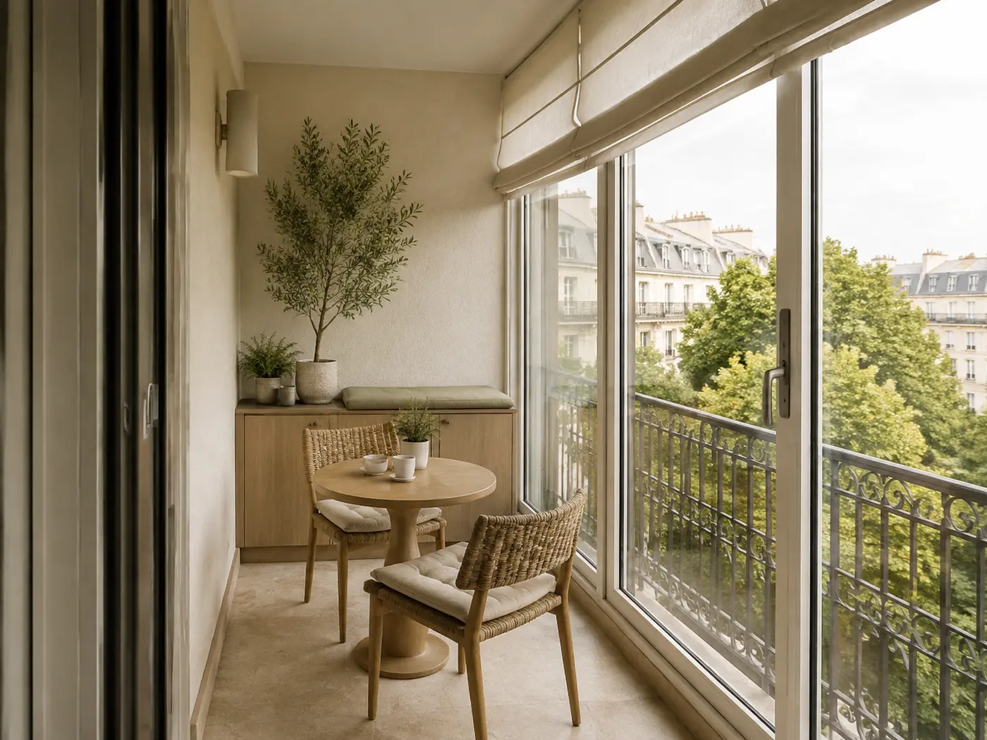 Loggia aménagée en 3D