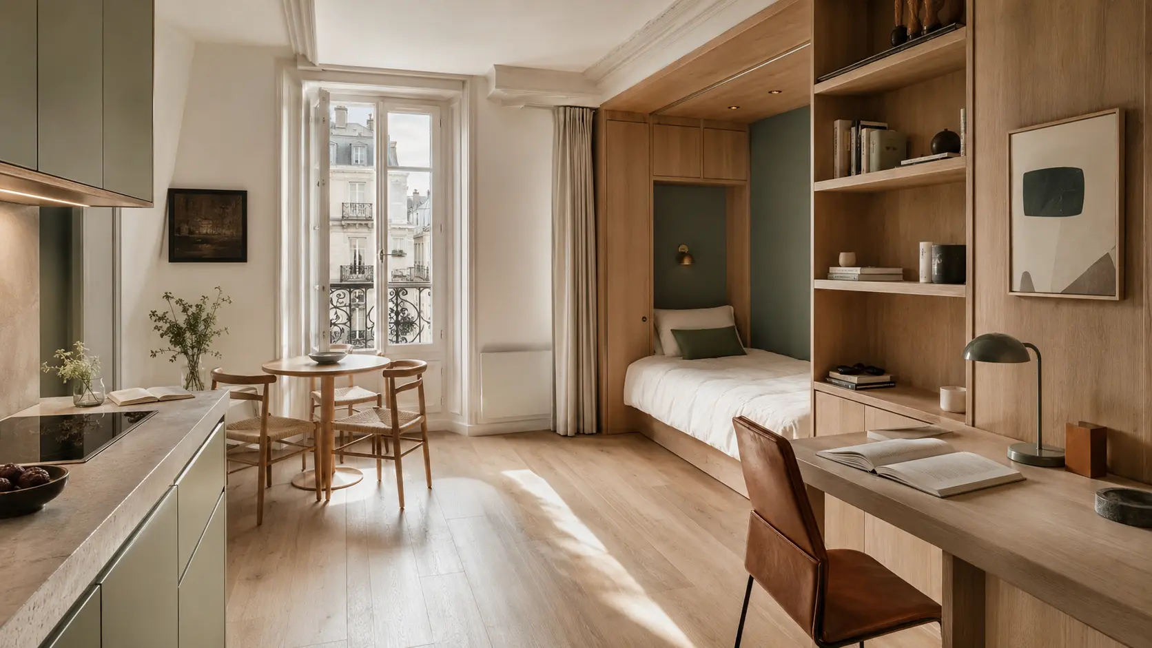 Studio optimisé dans le Quartier latin à Paris 5