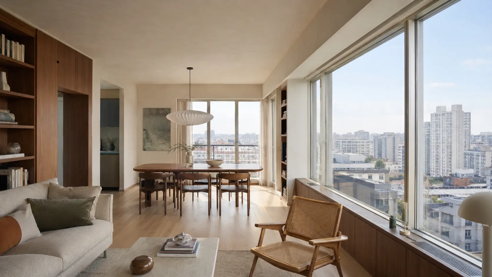 Appartement des années 1970 rénové à Paris 13e près des Olympiades
