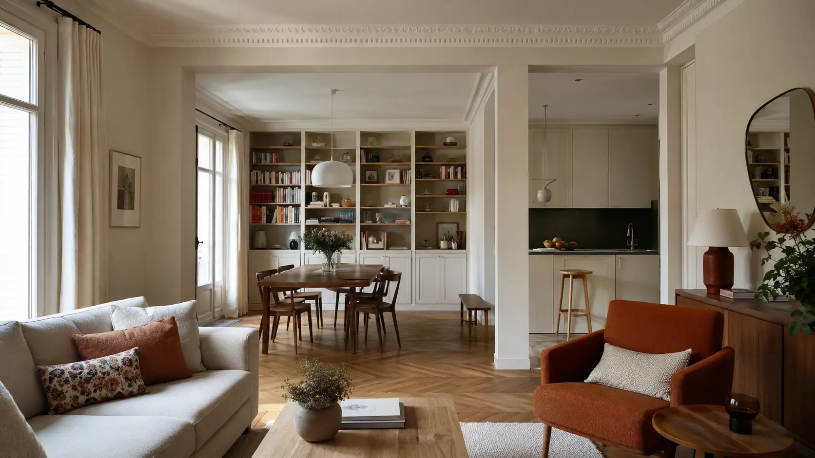 Appartement familial rénové à Paris 15e près de Convention