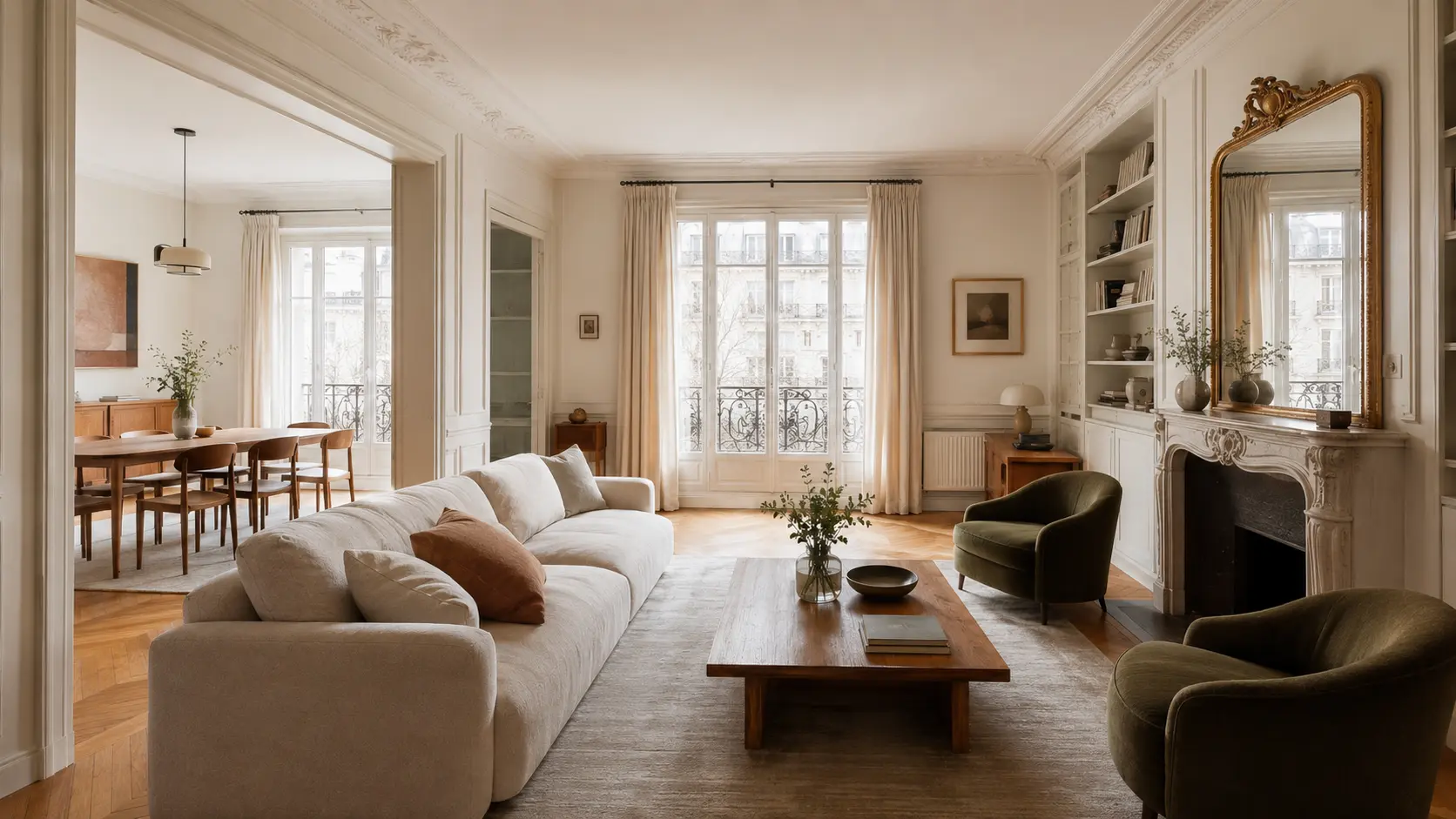 Appartement familial rénové à Paris 16e près de Passy et La Muette