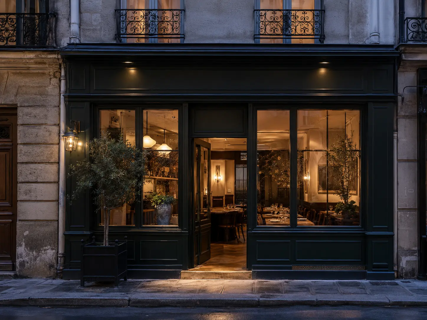 Nouvelle enseigne de restaurant &agrave; Paris
