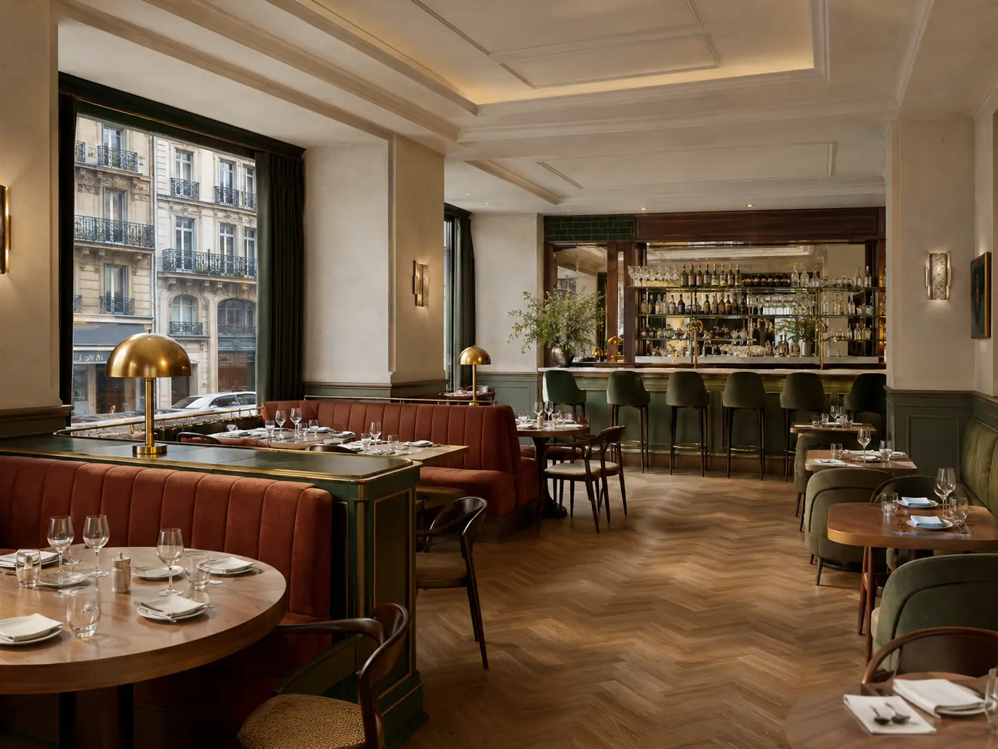 R&eacute;novation d'une salle de restaurant avant r&eacute;ouverture